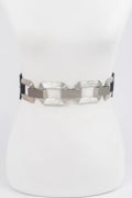 Faux Leather Multi Metal Buckle Plus Size Belt