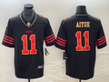 Men's San Francisco 49ers Brandon Aiyuk #11 Black Player jersey