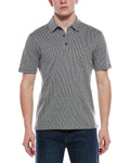 WEATHERPROOF VINTAGE Diamond Jacquard Polo Sweater