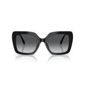 0Sk6049 Oversized Square Sunglasses with Gold Accents