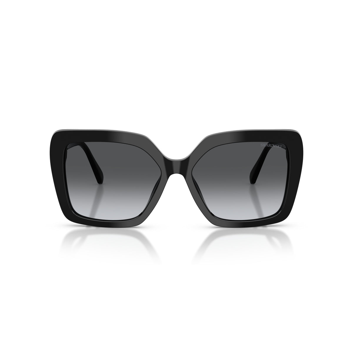 0Sk6049 Oversized Square Sunglasses with Gold Accents