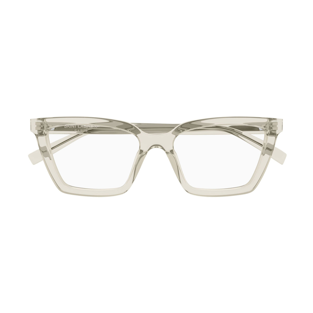 Oversized Square Frame Eyeglasses In Translucent Recycled Acetate