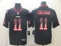 Men's New England Patriots #11 Julian Edelman Black Alternate Game jersey