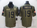 Men's Minnesota Vikings Adam Thielen #19 Brown Player Game jersey