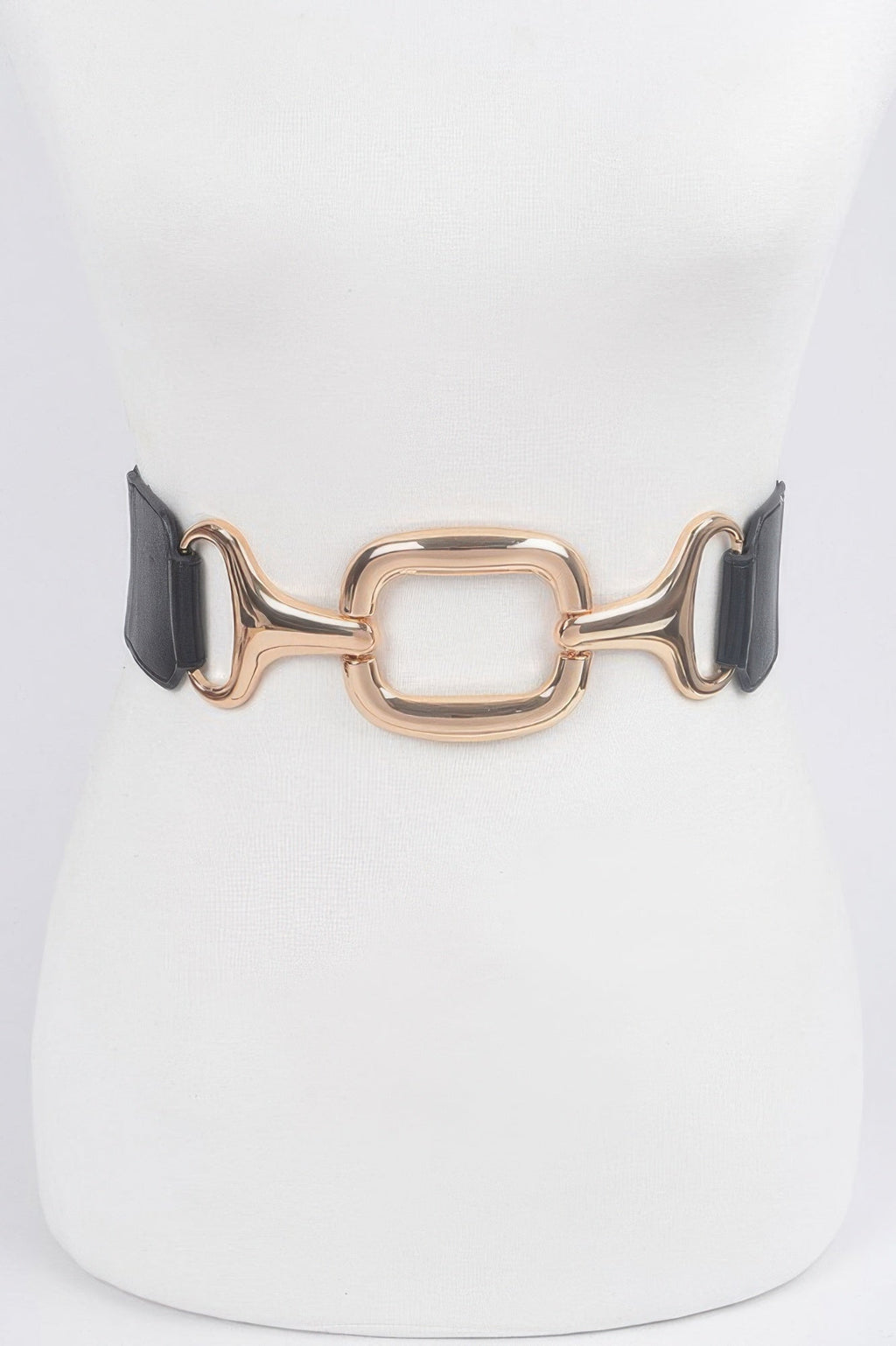 Multi Metal Buckle Stretch Plus Size Belt