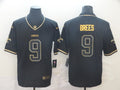 Men's New Orleans Saints #9 Drew Brees Black Team Color Game jersey