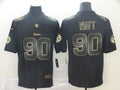 Men's Pittsburgh Steelers #90 T.J. Watt Black Player jersey