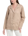 EILEEN FISHER Stand Collar Jacket