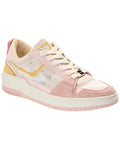 Ferragamo Destiny Suede-Trim Sneaker