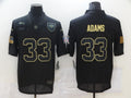 Men's New York Jets #33 Jamal Adams Black Game jersey