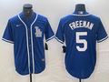 Men's Los Angeles Dodgers Freddie Freeman #5 Blue Limited Player jersey