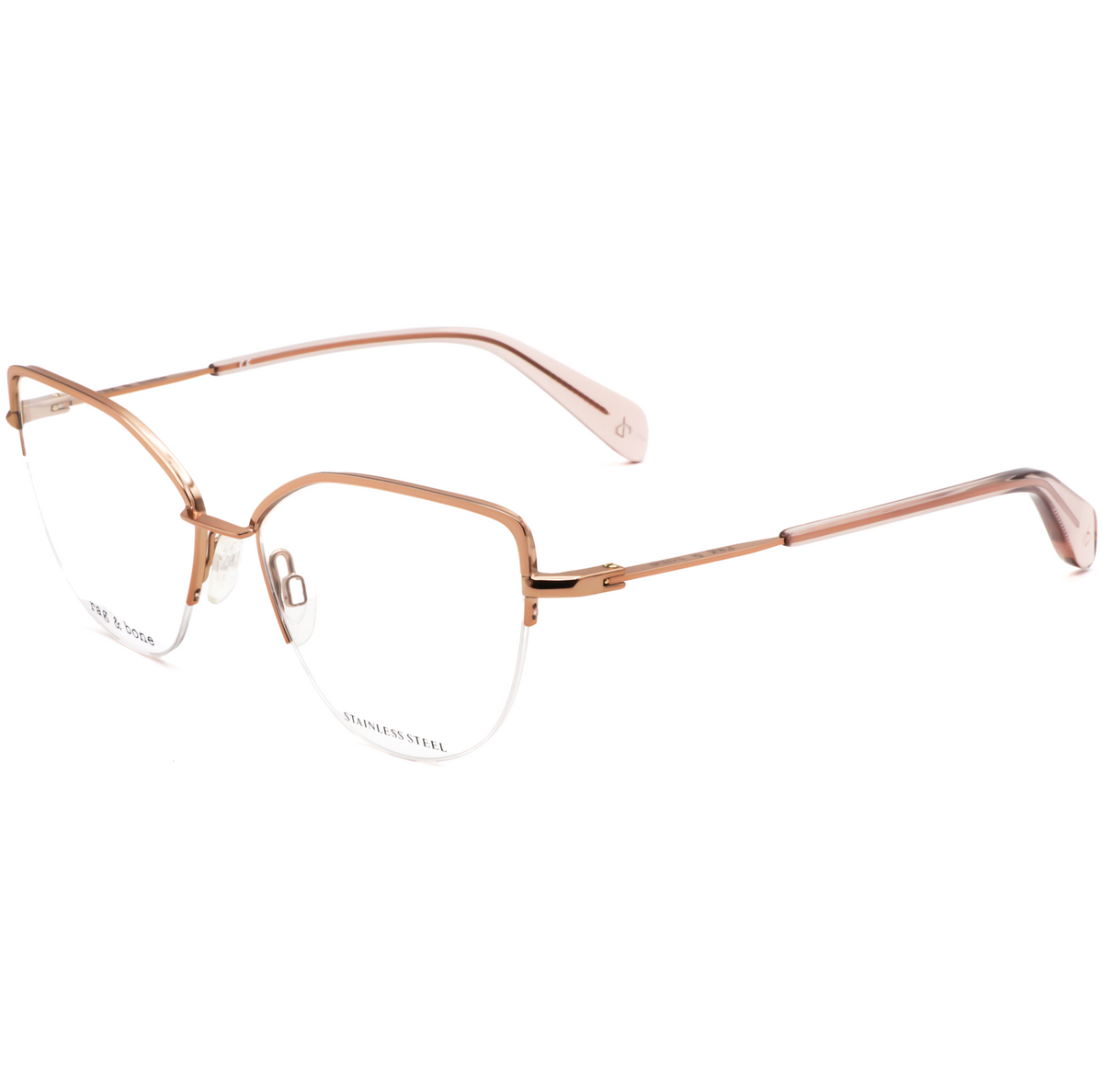 Rag & Bone Women's 53 mm Rose Gold Opticals