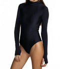 Gato Long Sleeve Bodysuit In Black