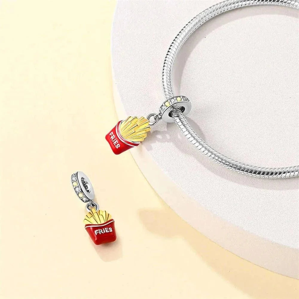 French Fries Dangle Charm