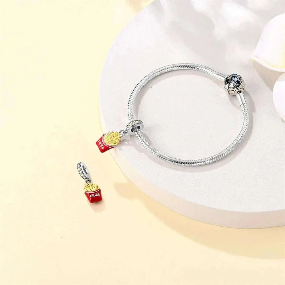 French Fries Dangle Charm