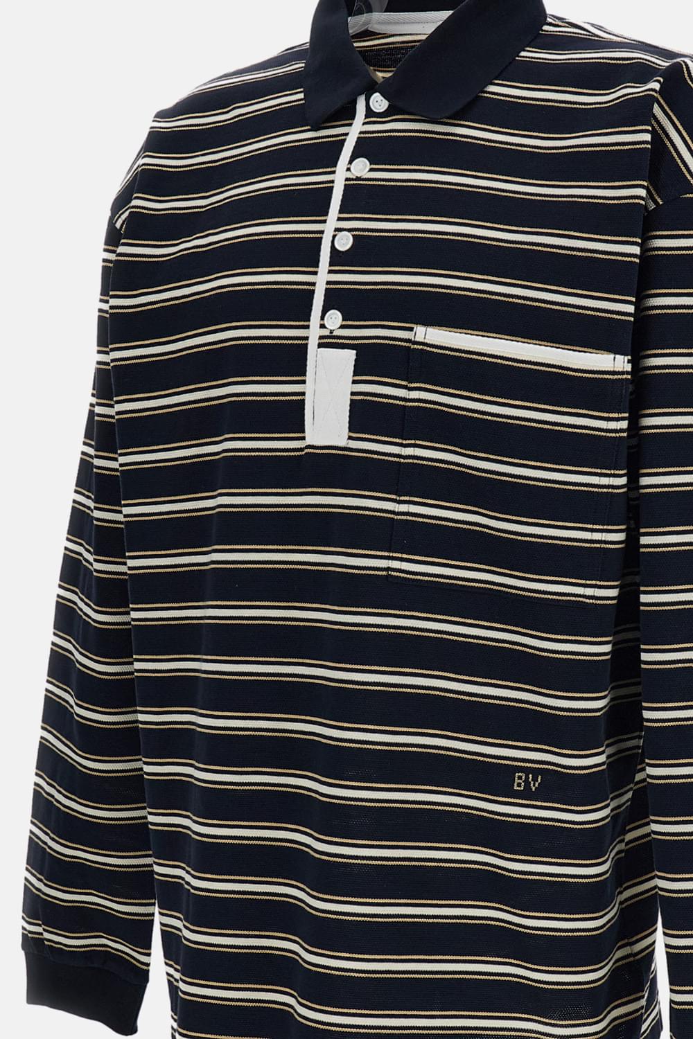 Bottega Veneta Men Striped Polo