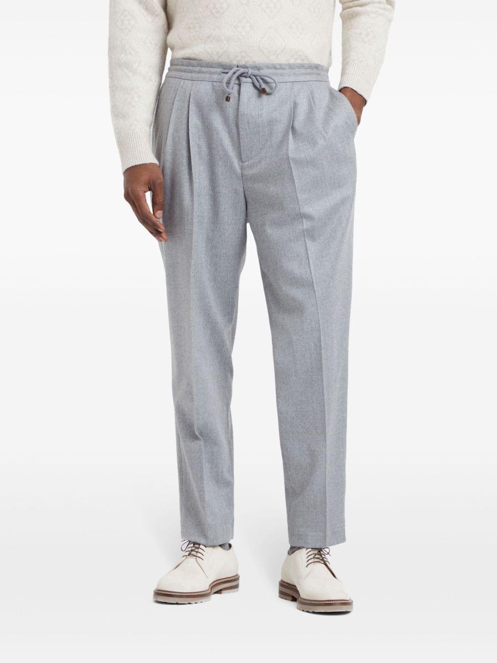Brunello Cucinelli Men Wool Trousers