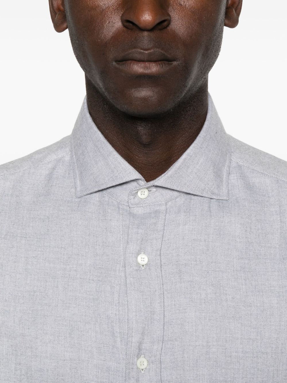 Brunello Cucinelli Men Cotton Blend Shirt