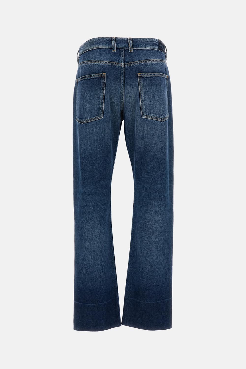 Givenchy Men Fringed Vintage Denim Trousers