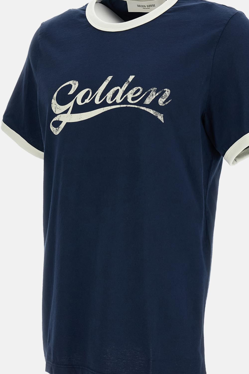 Golden Goose Men Journey M's Garment Dyed Slim T-Shirt