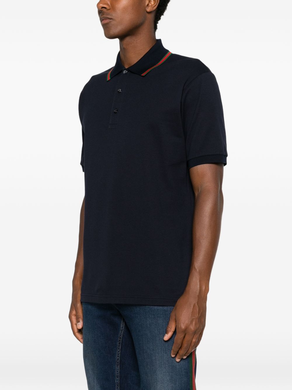 Gucci Men Cotton Polo Shirt