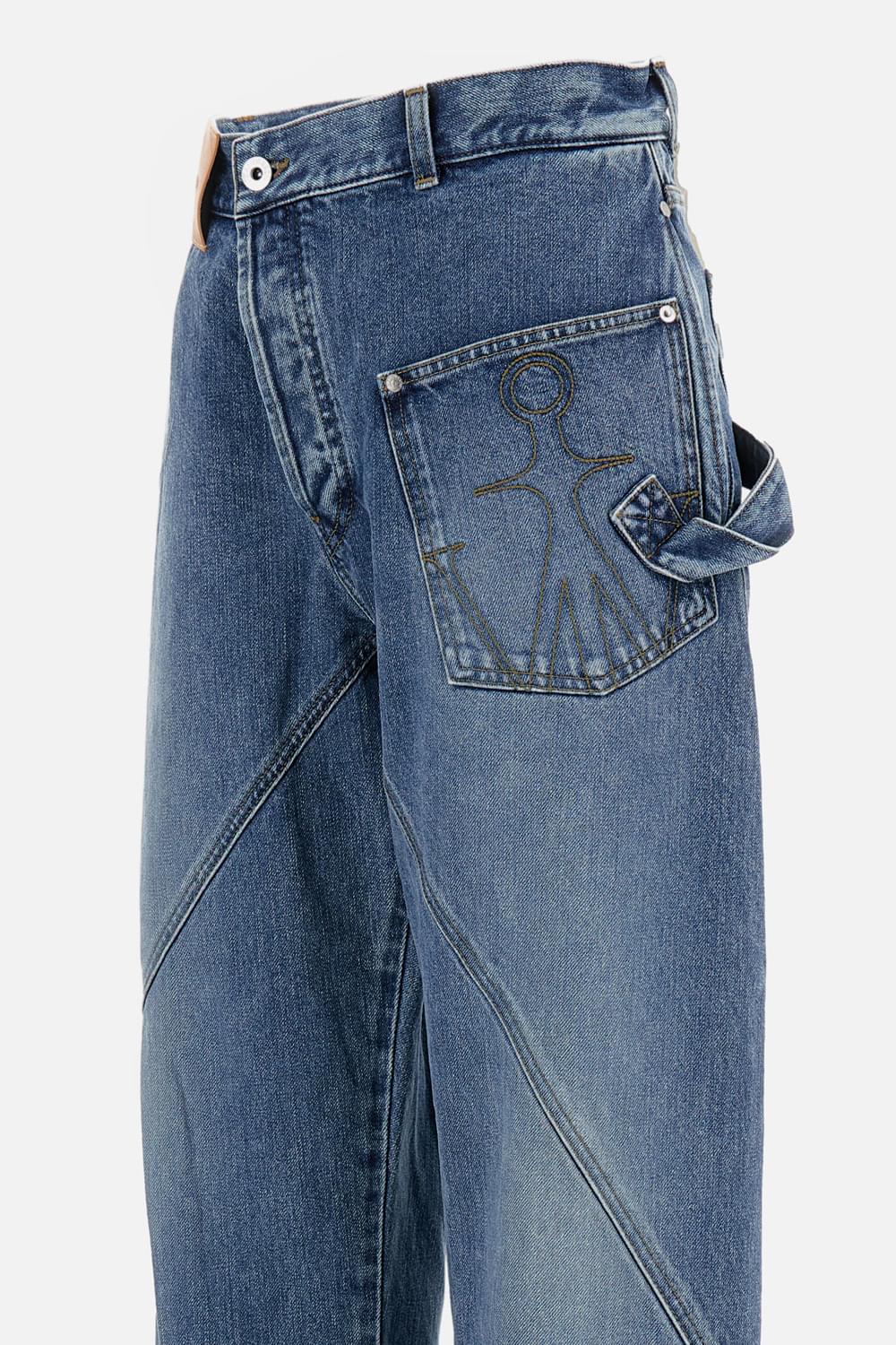 Jw Anderson Men Twisted Workwear Jeans