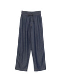 Loewe Men Denim Wide-Leg Trousers