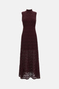 Rotate Women Lace Maxi Flared Dress