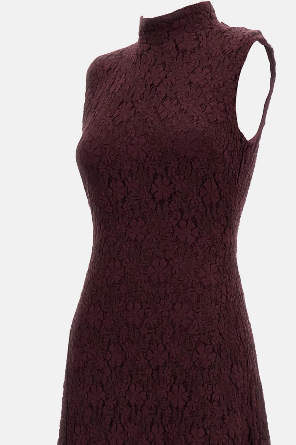 Rotate Women Lace Maxi Flared Dress