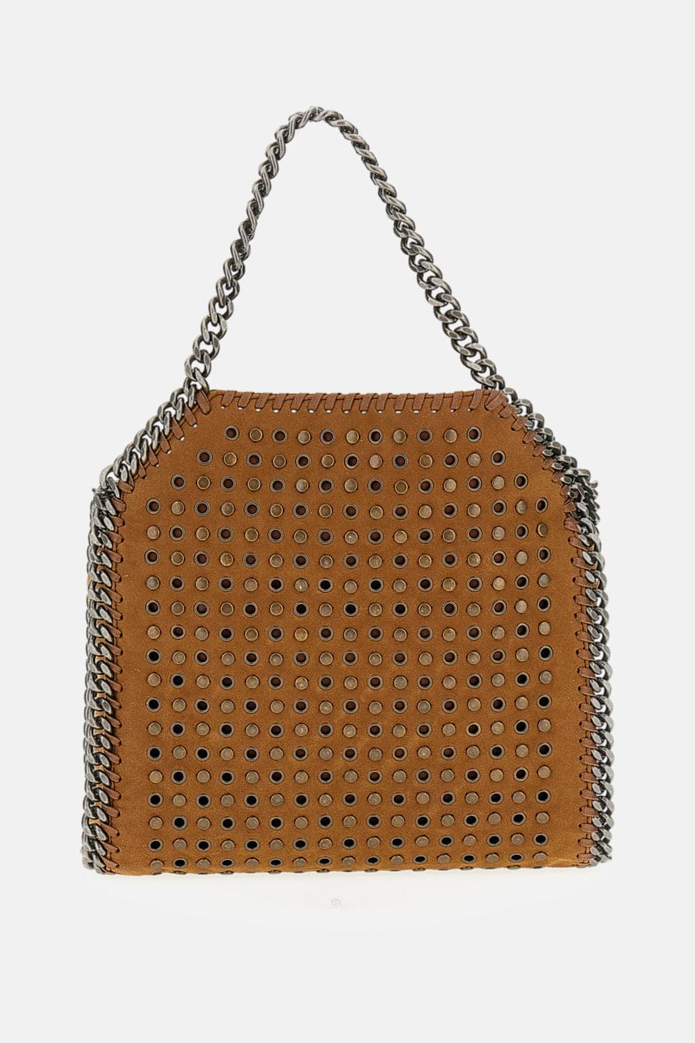 Stella Mccartney Women Falabella Mini Bag Alter Suede W/Studs &Amp; Eyelets