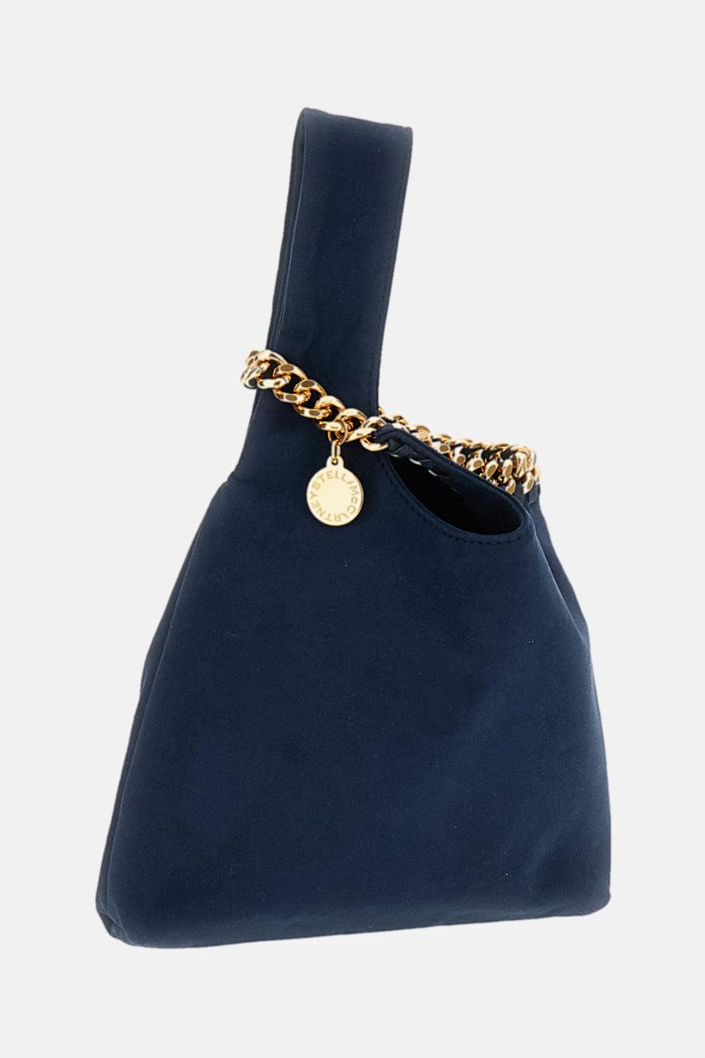 Stella Mccartney Women Falabella Wristlet Bag Alter Suede
