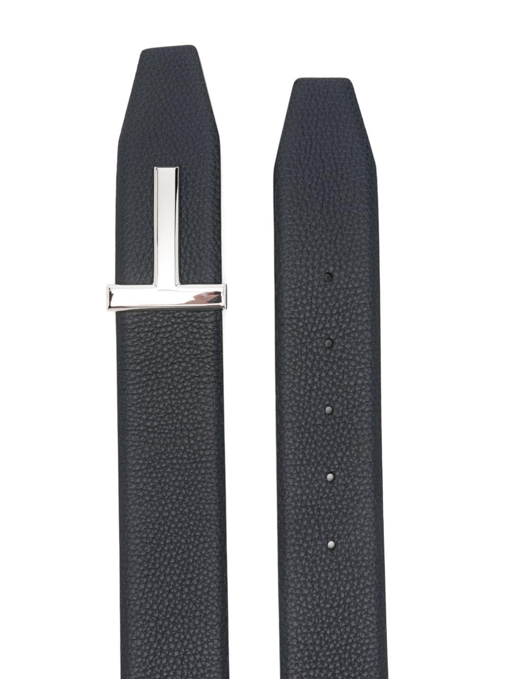 Tom Ford Men Leather Reversible Belt