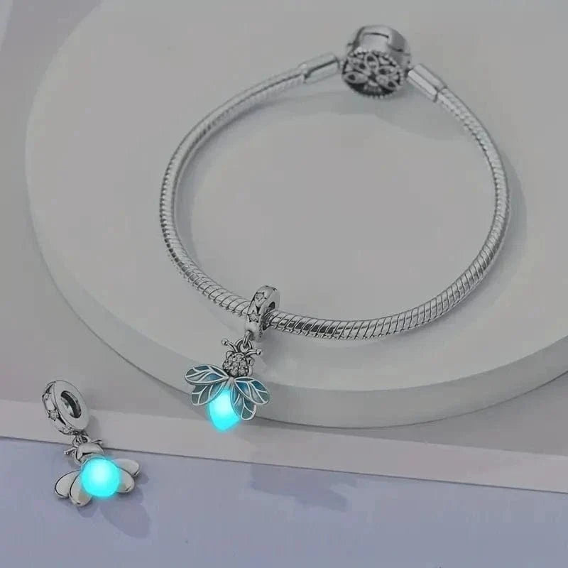 Glow in the Dark Luminous Firefly Dangle Charm