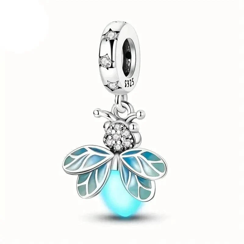 Glow in the Dark Luminous Firefly Dangle Charm