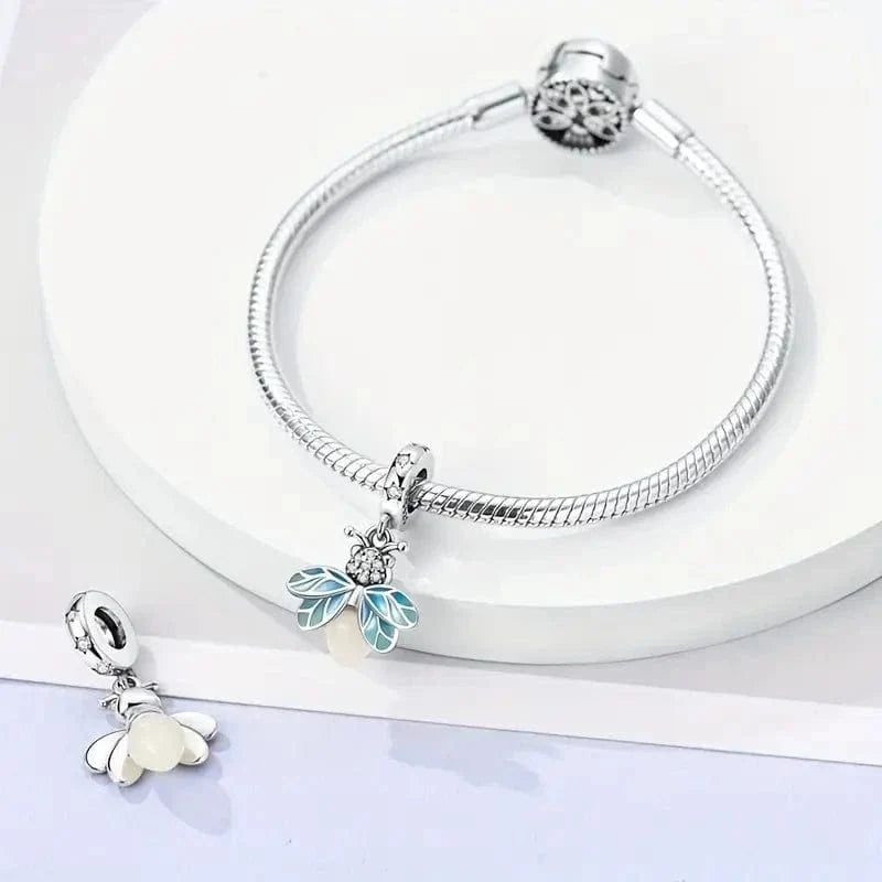 Glow in the Dark Luminous Firefly Dangle Charm