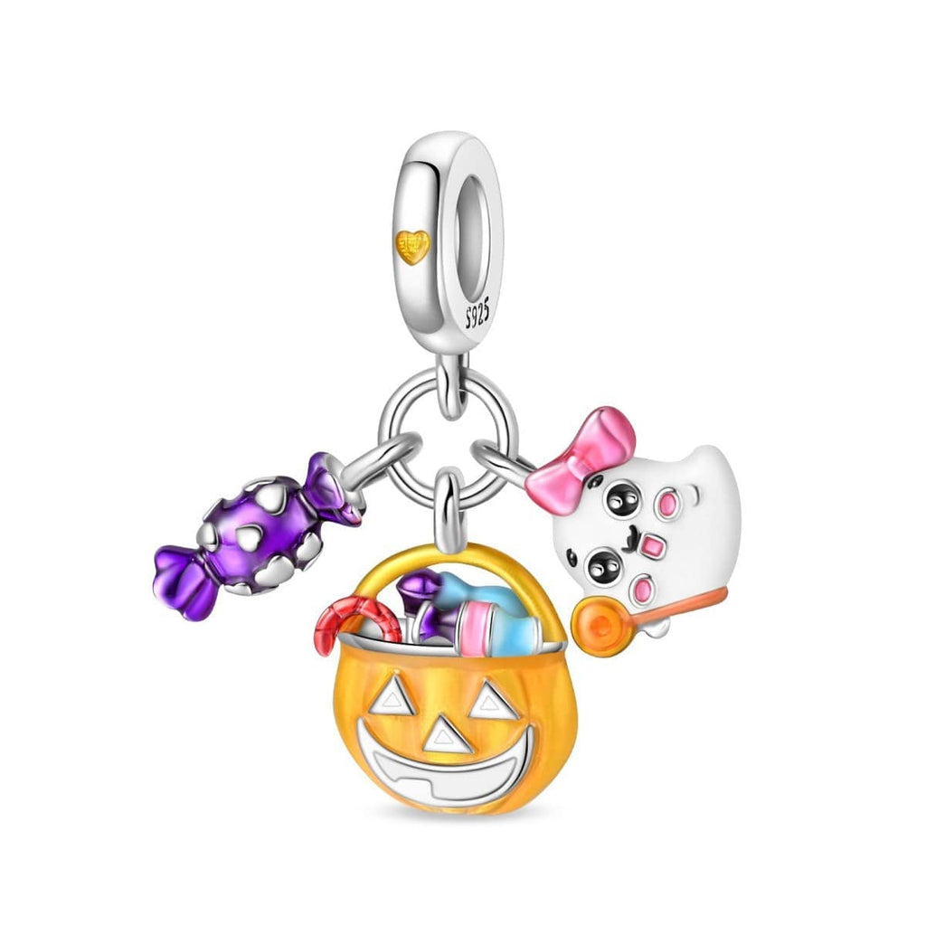 Halloween Luminous Candy Pumpkin & Ghost Charm