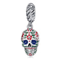 Halloween Mexican Skull Dangle Charm