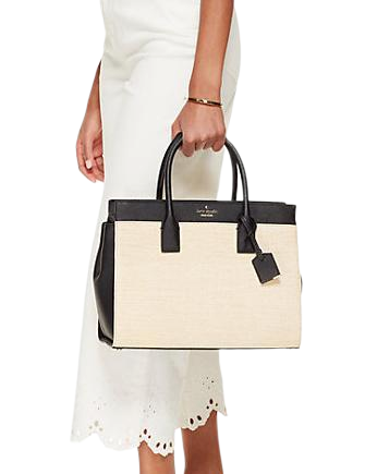 Kate Spade New York Cameron Street Straw Candace Satchel