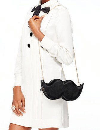 Kate Spade New York Make Magic Mustache Clutch