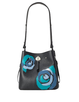 Kate Spade New York Marti Small Floral Applique Bucket Bag