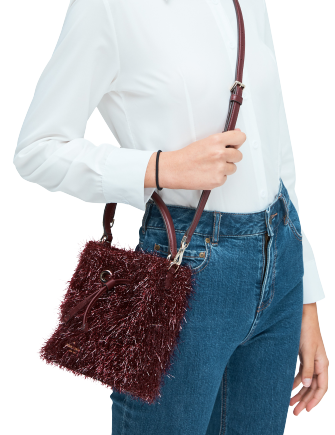 Kate Spade New York Natalia Tinsel Small Bucket Bag