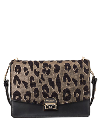 Kate Spade New York Neve Ocelot Med Convertible Shoulder Bag