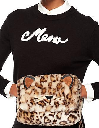 Kate Spade New York Run Wild Leopard Print Muff