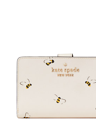 Kate Spade New York Staci Bee Medium Compact Bifold Wallet