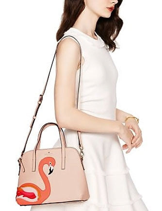 Kate Spade New York Strut Your Stuff Flamingo Maise Satchel