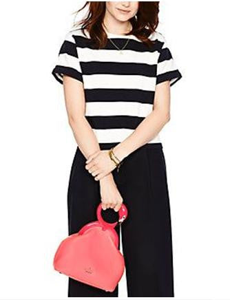Kate Spade New York Strut Your Stuff Kissing Flamingos Clutch