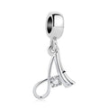 Elegant Crystal Letter A~Z Alphabet Charm