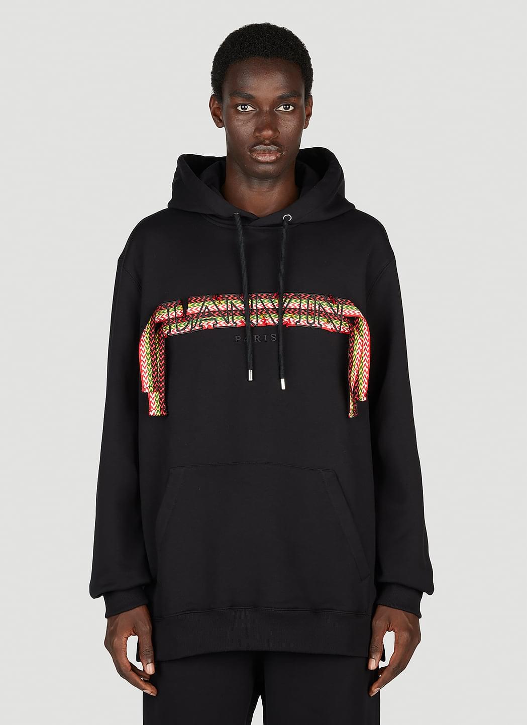 Lanvin Men Curblace Hooded Sweatshirt
