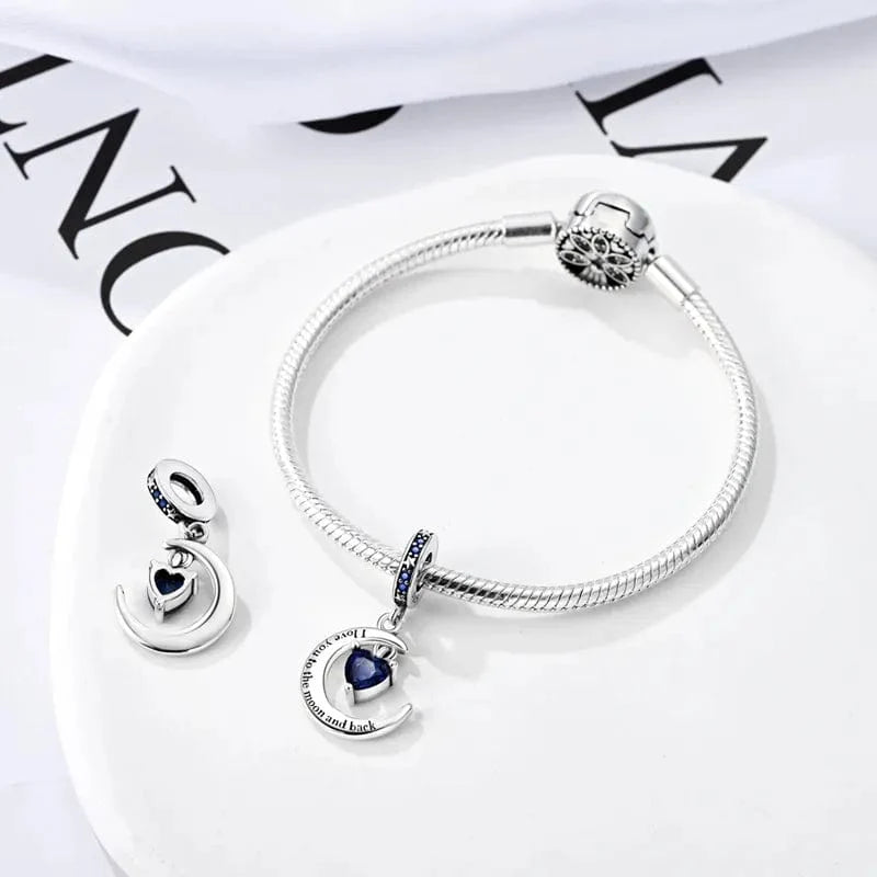 Love You To The Moon And Back Dangle Charm