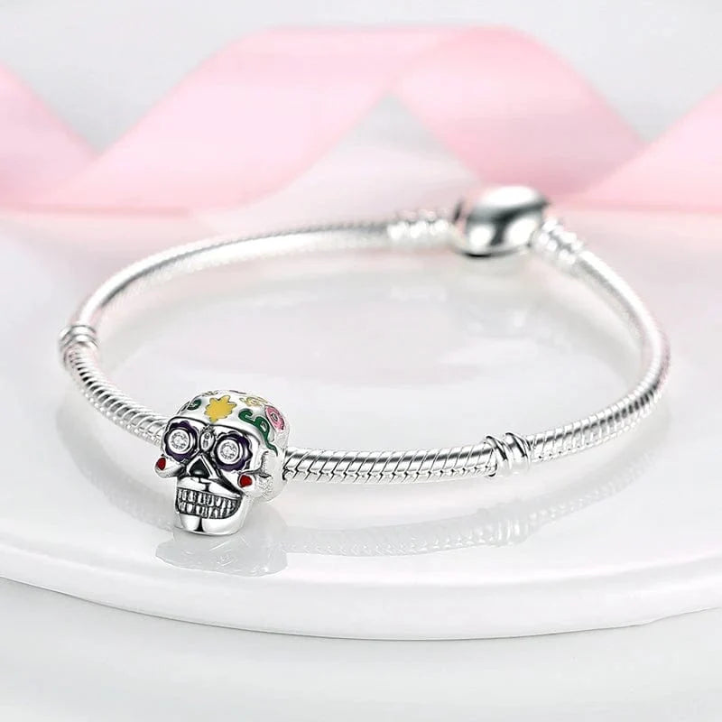 Mexican Style Skull Charm